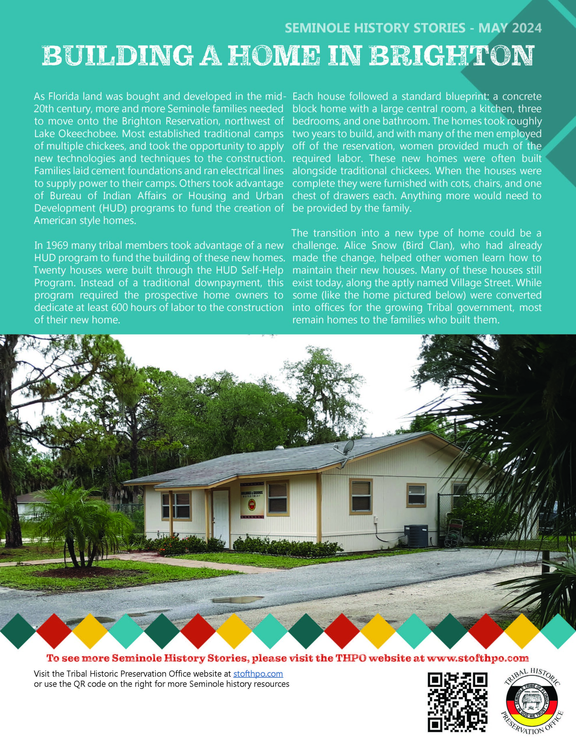 May 2024 Seminole Tribal Historic Preservation Office May 2024 Seminole Tribal Historic Preservation Office