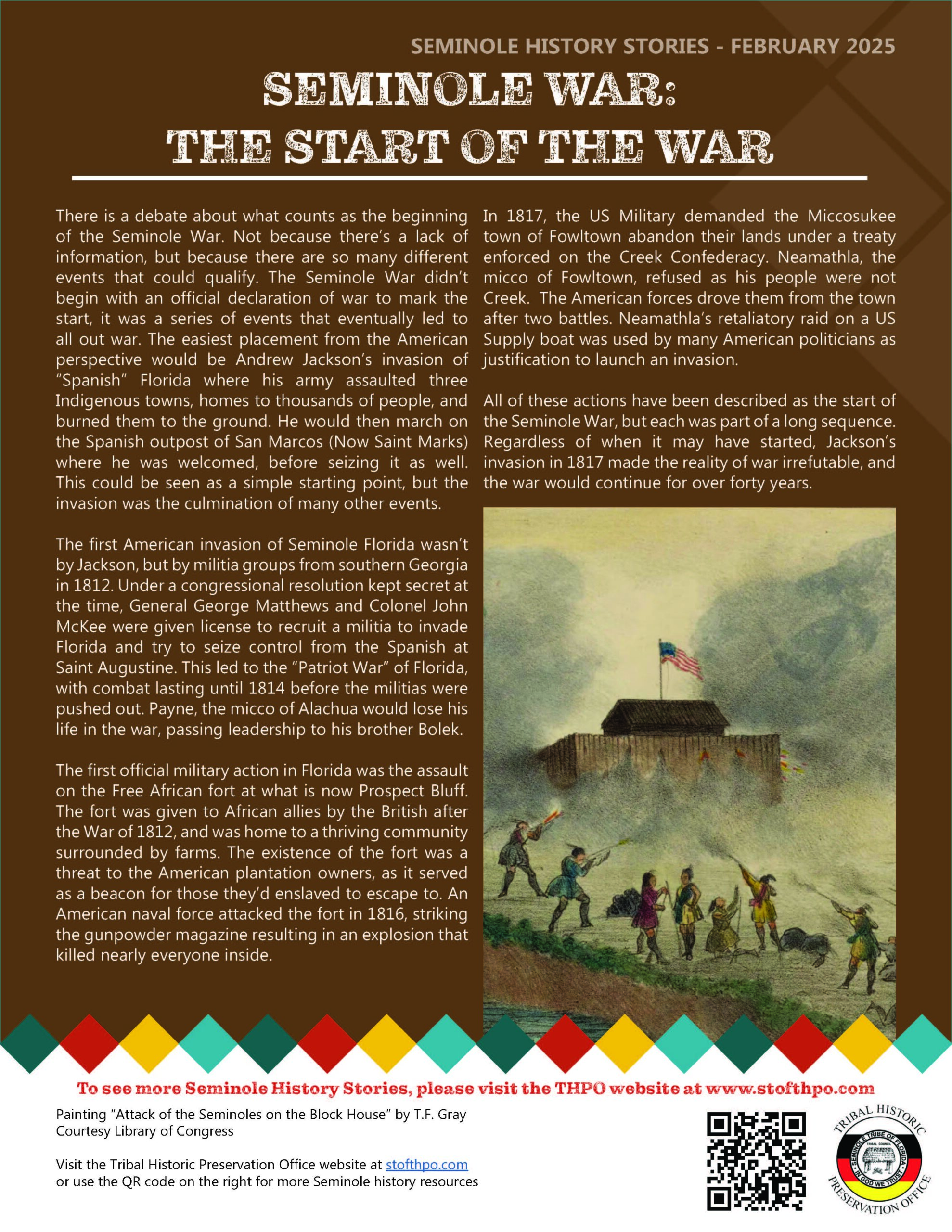 March 2025 Seminole Tribal Historic Preservation Office March 2025 Seminole Tribal Historic Preservation Office