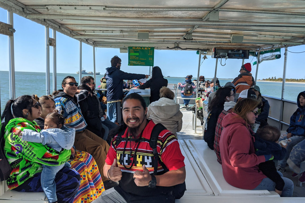 Tribal members, including Quenton Cypress (H.E.R.O Community Engagement Manager) venture out to Egmont Key to learn about its history. Egmont Key Research Project — Seminole Tribal Historic Preservation Office