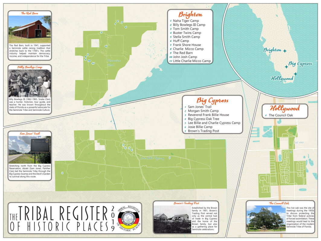 Tribal Register Map — Seminole Tribal Historic Preservation Office